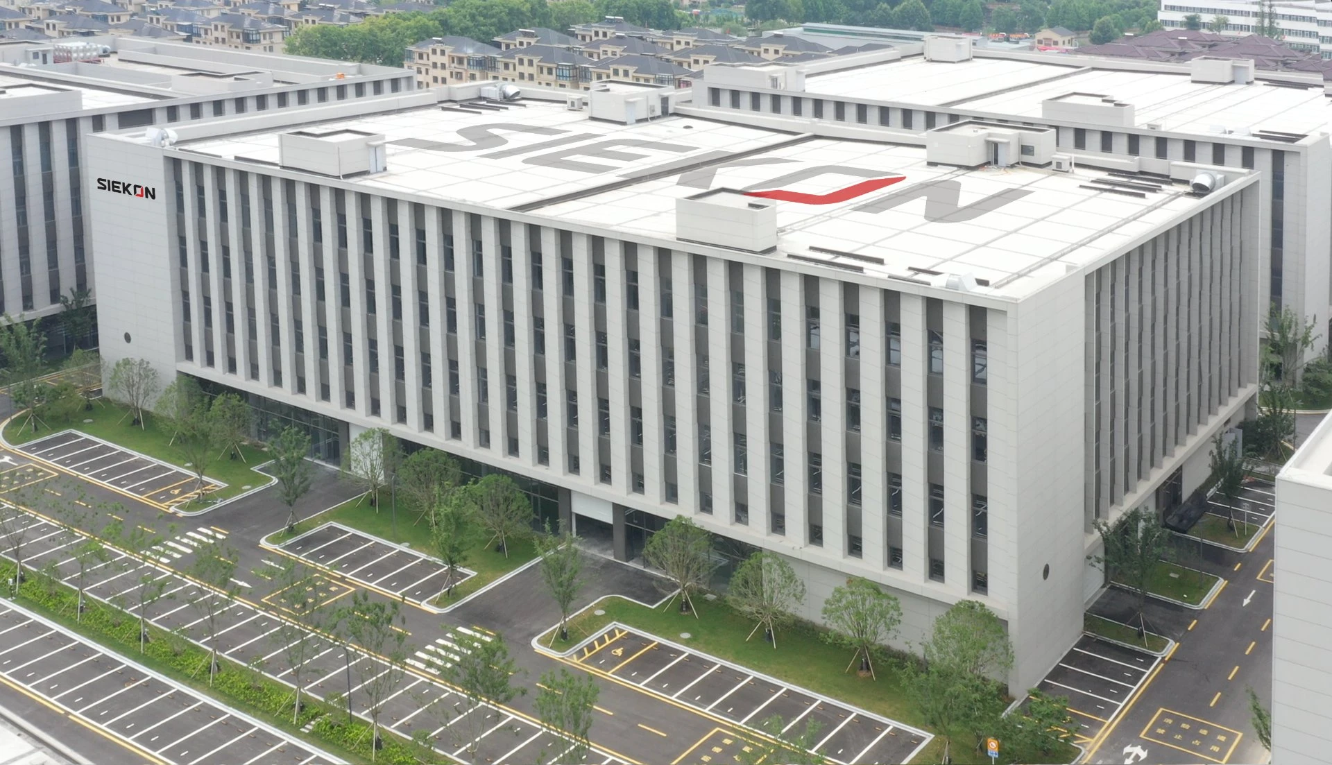 Modern Manufacturing Center aerial view