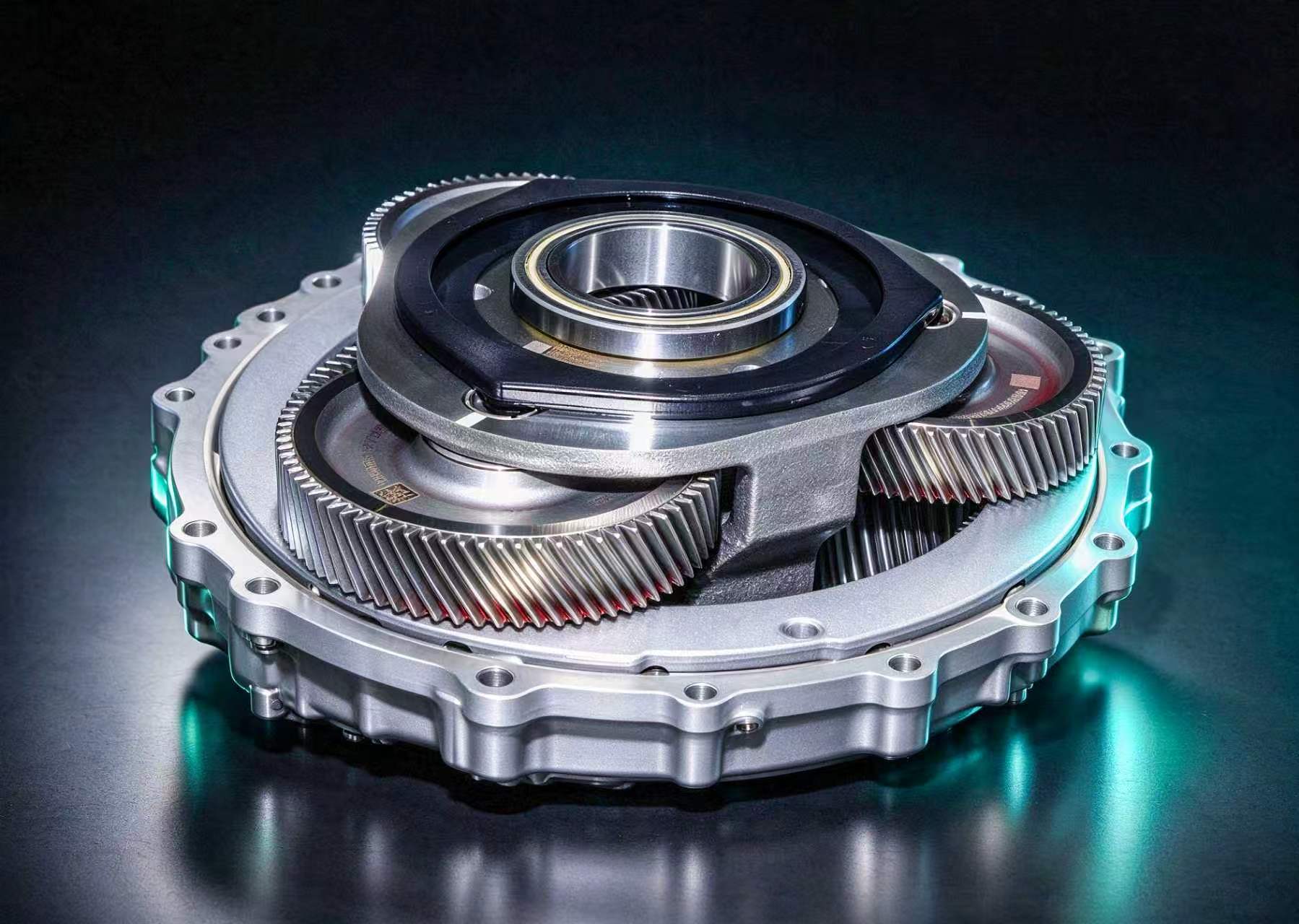 Coaxial planetary integrated reducer